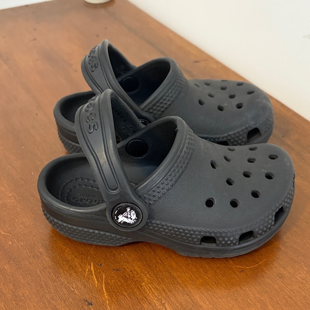 CROCS Kids Black Water Shoes